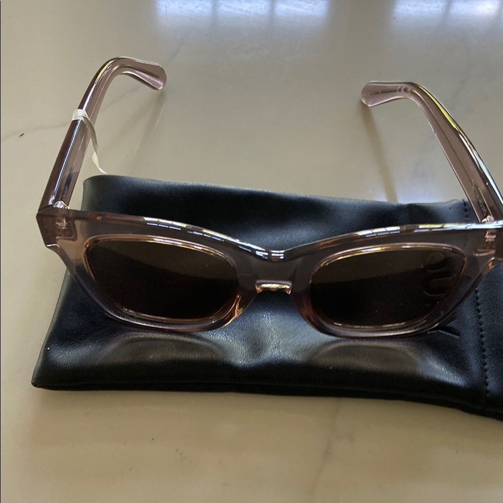 Quay Australia Pink and Tan Cat-Eye Sunglasses - Picture 10 of 15